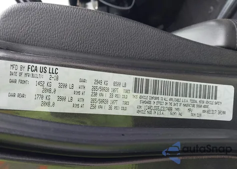 2018 Dodge Durango Gt Awd from USA, damaged, VIN 1C4RDJDG5JC317488